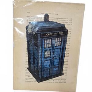 Doctor Who TARDIS Art Print / Vintage Style / 8" X 10"